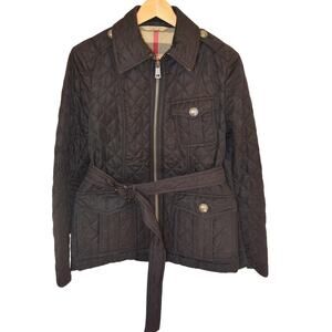 Women's Quilted Black Jacket